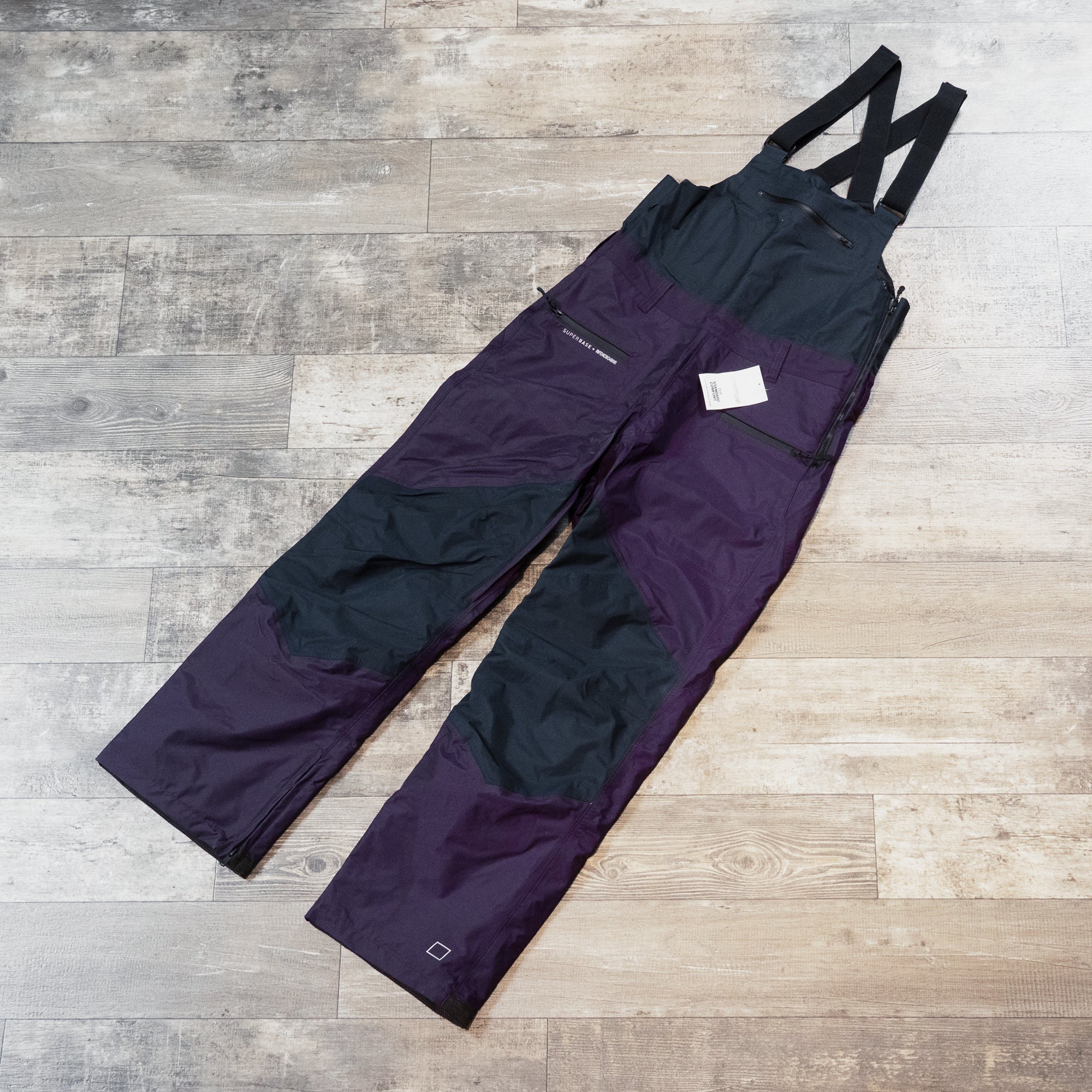 Superbase x AFDICEGEAR JAPAN Bibs (Purple/Navy) – SUPERBASE Superbase x AFDICEGEAR JAPAN Bibs (Purple/Navy) – SUPERBASE