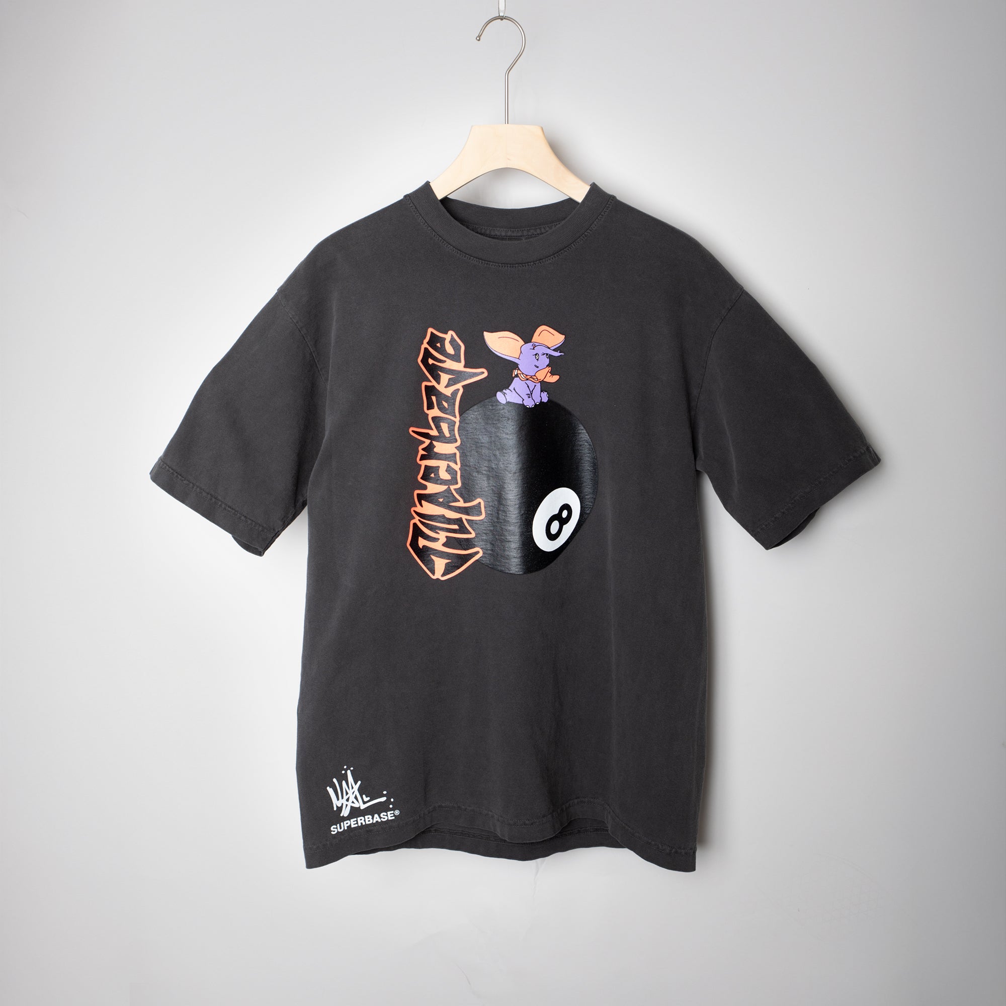 Superbase x WAL 8 Ball Tee (Vintage Black) – SUPERBASE