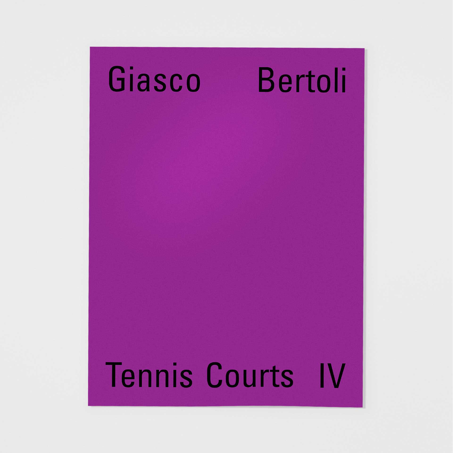 Tennis Courts IV Book