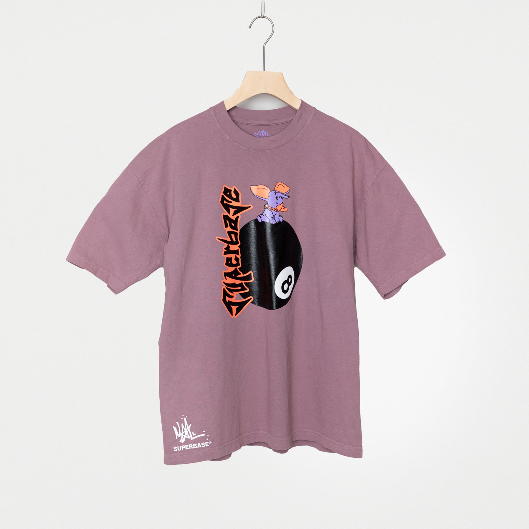 Superbase x WAL 8 Ball Tee (Mauve)