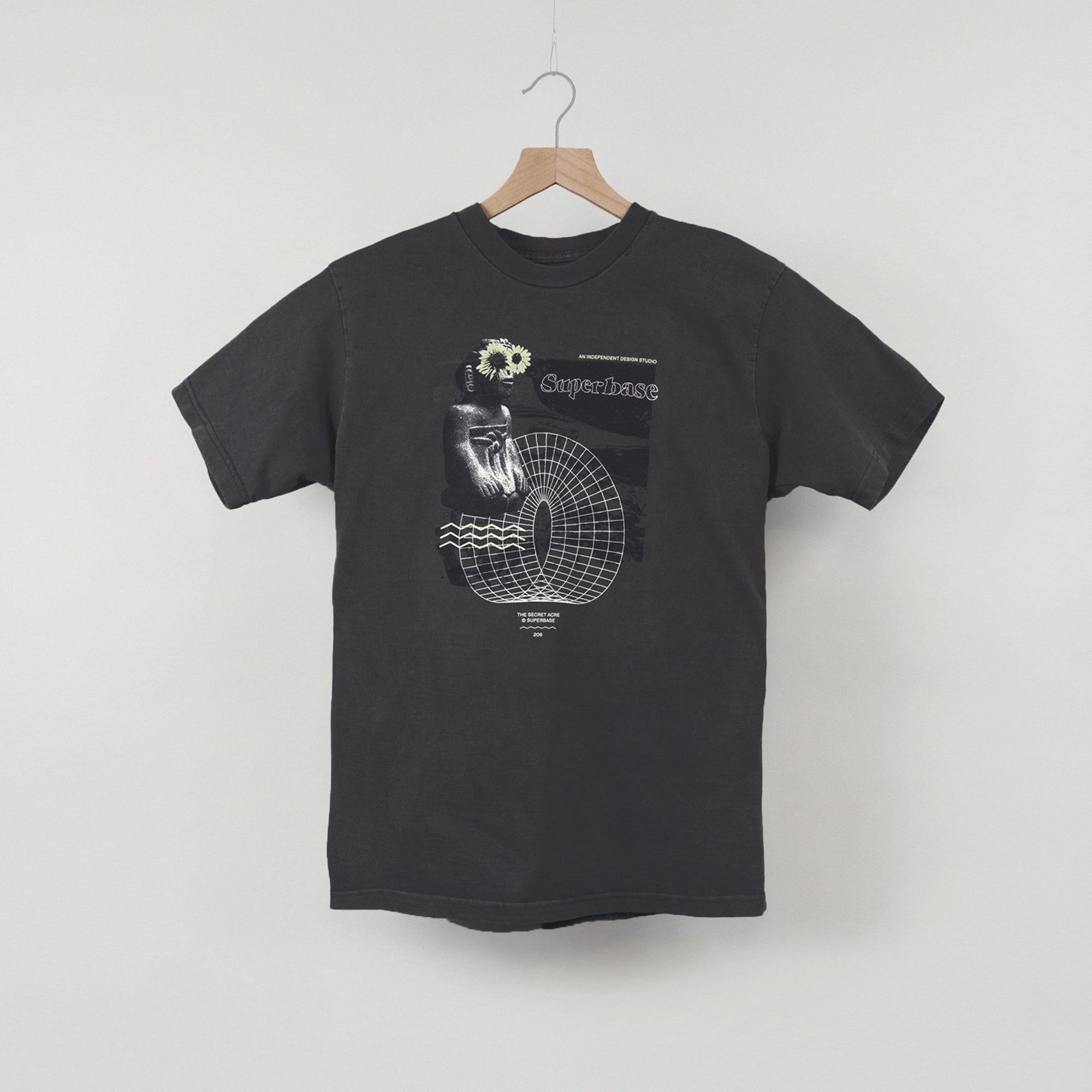 Superbase Thicc Knit Mobius Strip Tee (Vintage Charcoal)