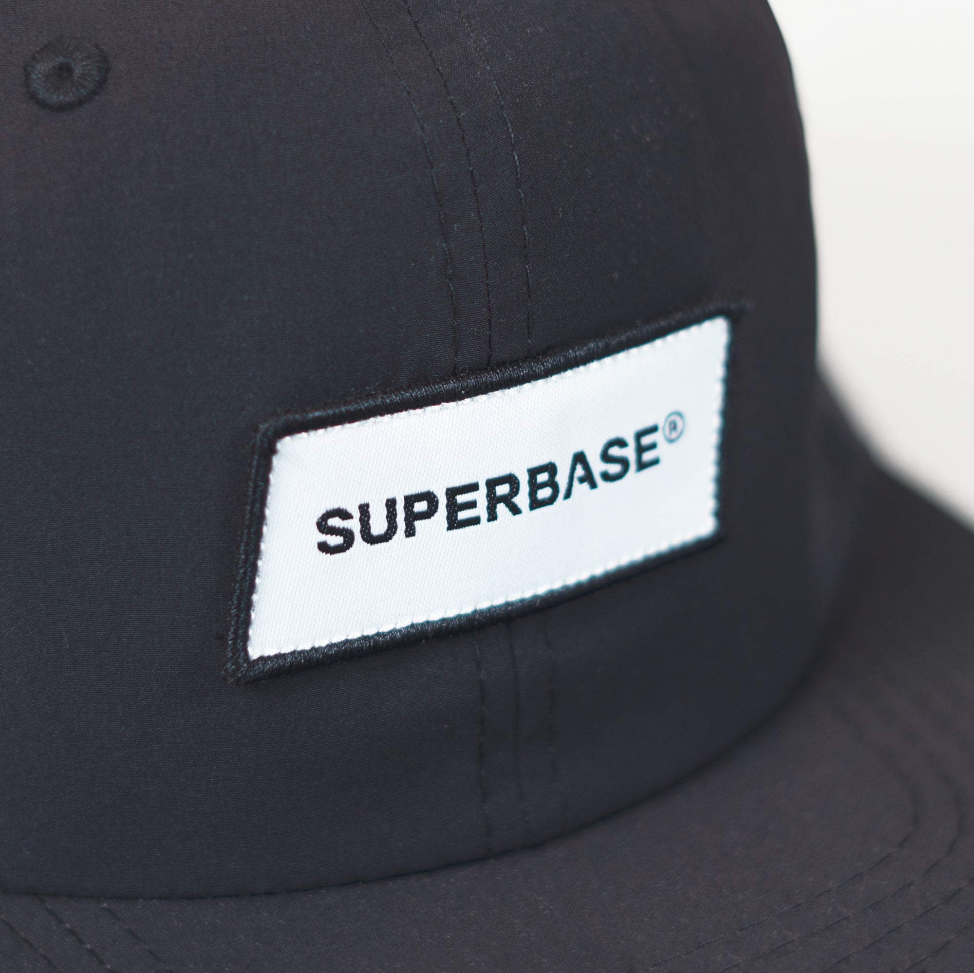 Superbase Polygon Unstructured Tech Hat (Black)