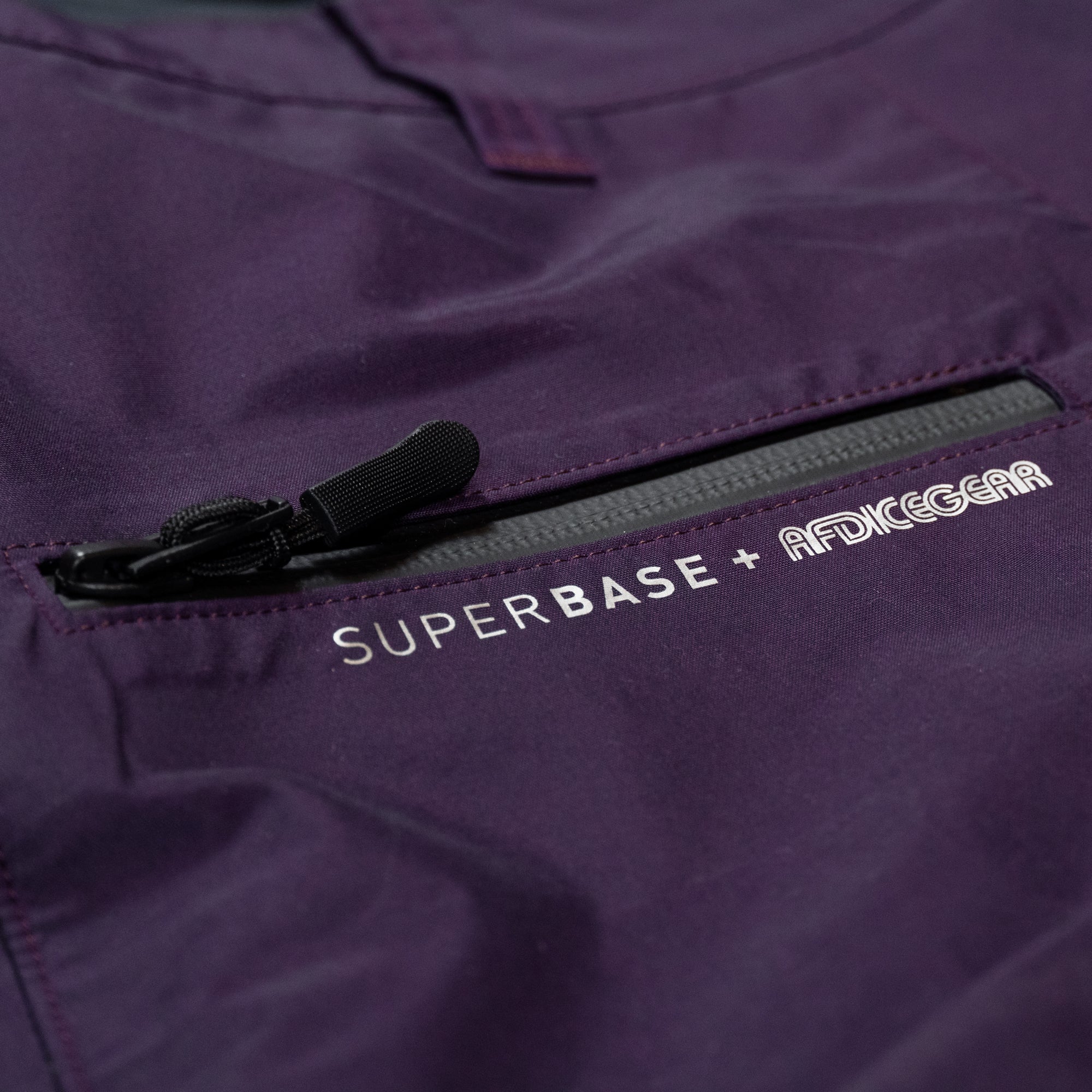 Superbase x AFDICEGEAR JAPAN Bibs (Purple/Navy)